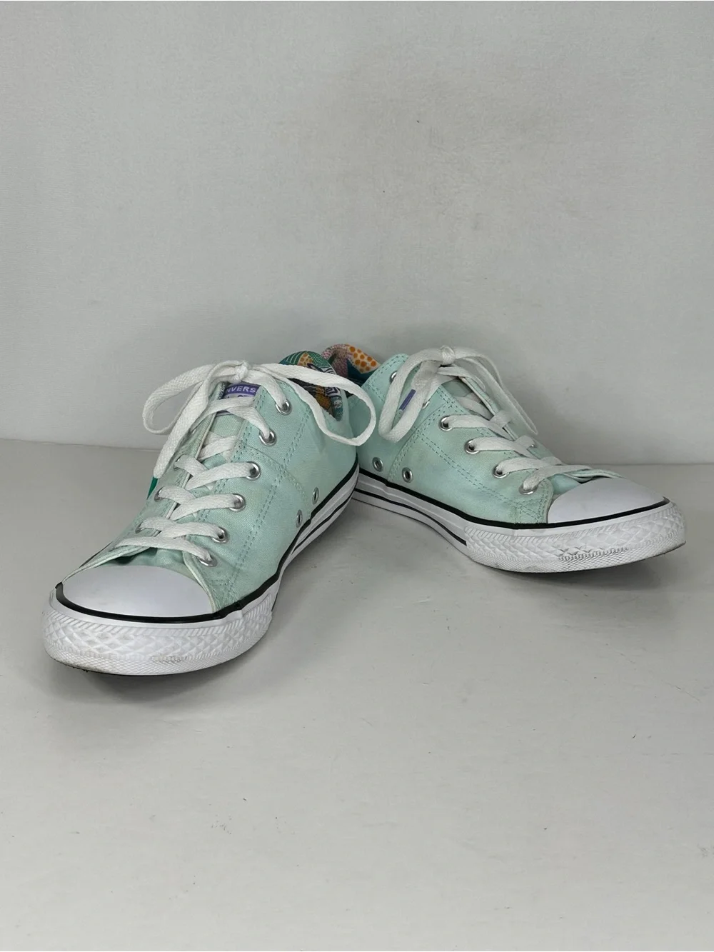 Converse All Star Sea Foam Green Low-Top Canvas‎ Sneakers Activewear Sz 6